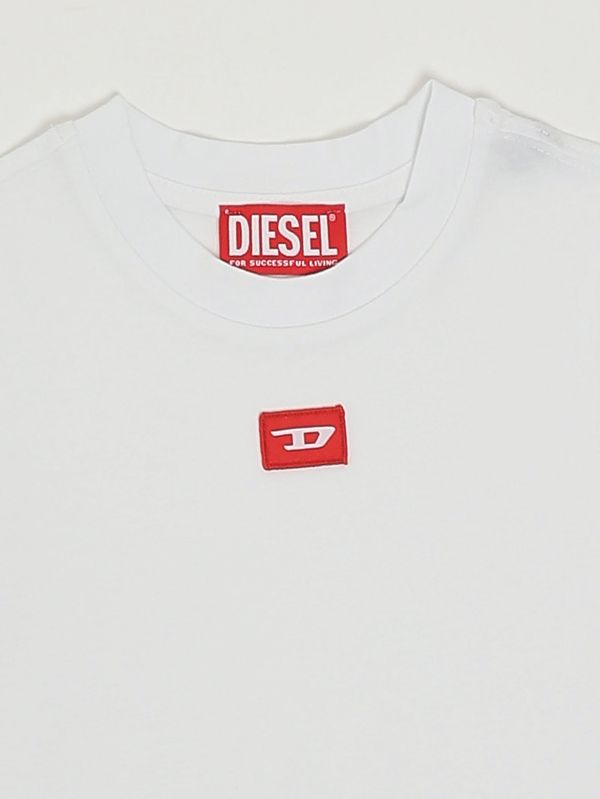 3. Camiseta de niño TDiego de algodón Blanco Diesel j025010grai