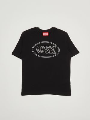 1. T-shirt bambino Tcircle in cotone Nero