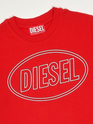 3. Kinder-T-Shirt Tcircle aus Baumwolle Rot
