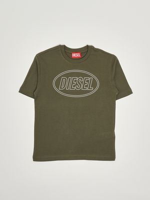 1. Kinder-T-Shirt Tcircle aus Baumwolle Grün