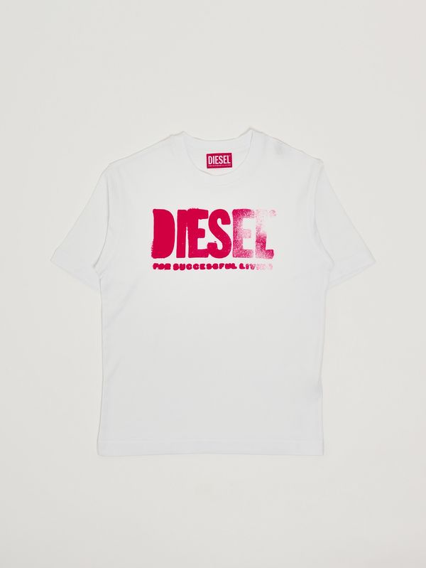T-shirt enfant Thide en coton Blanc Diesel