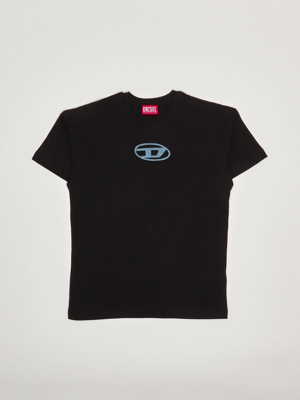 T-shirt fille Tlogy en coton Noir Diesel