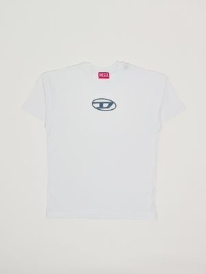 1. Tlogy Mädchen-T-Shirt aus Baumwolle Weiß