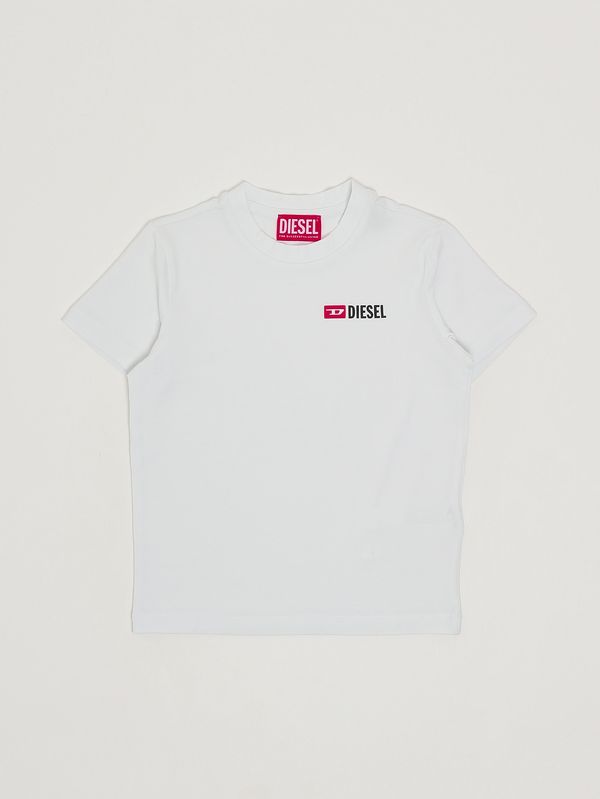 1. Camiseta de niño Utrim de algodón elástico Blanco Diesel j02691kyatr