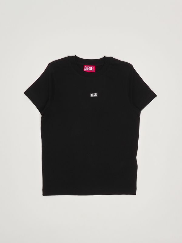 1. Camiseta de niño Tjust7 de algodón Negro Diesel j027700catm