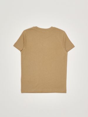 2. Camiseta de niño Tjust7 de algodón Beige