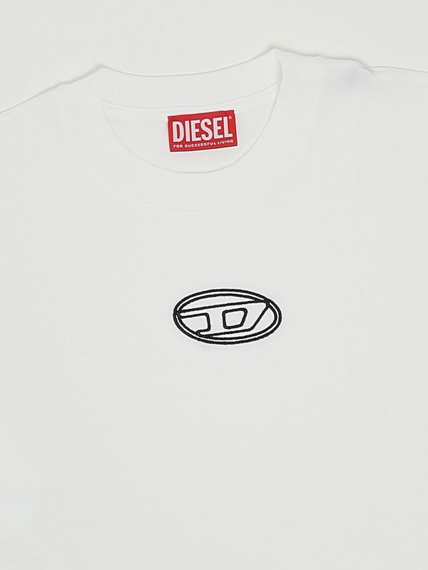 3. T-shirt fille Tixan en coton Blanc Diesel j0242800yi9