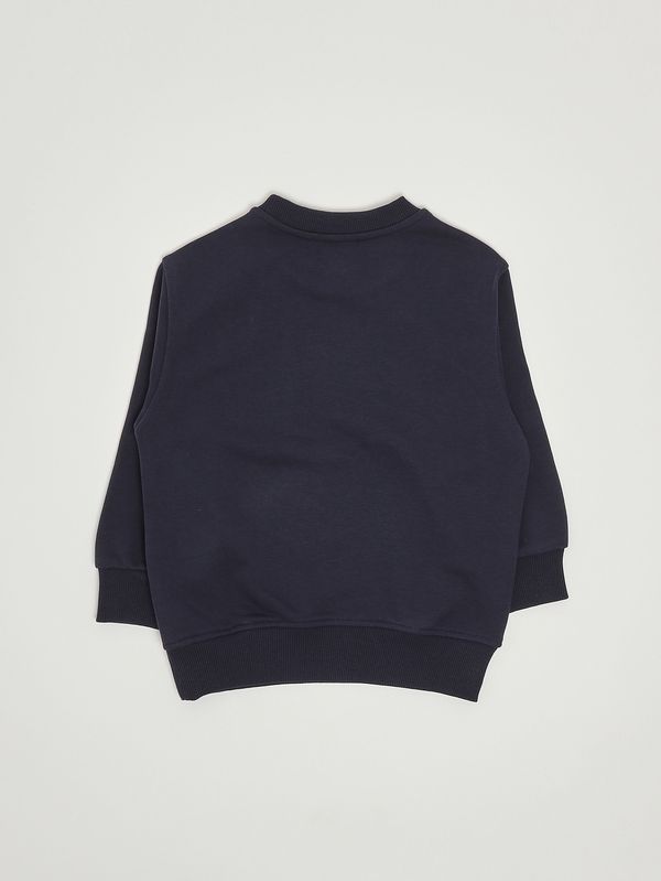 2. Sudadera para niño de mezcla de algodón Azul Diesel j02483kyaz3