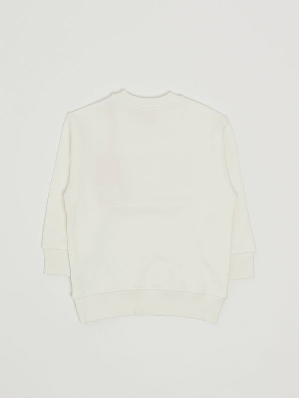 2. Sudadera de niño de algodón Blanco Diesel j026190gead