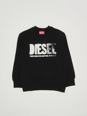 1. Sweat-shirt enfant en coton Noir