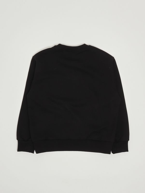 2. Felpa bambino in misto cotone Nero Diesel j02627kyaz3