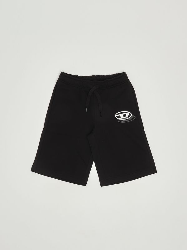 1. Jungen-Shorts aus Baumwollmischung Schwarz Diesel j02683kyaz3