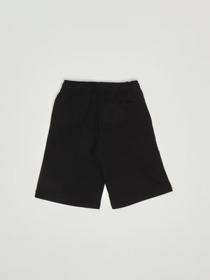 2. Jungen-Shorts aus Baumwollmischung Schwarz
