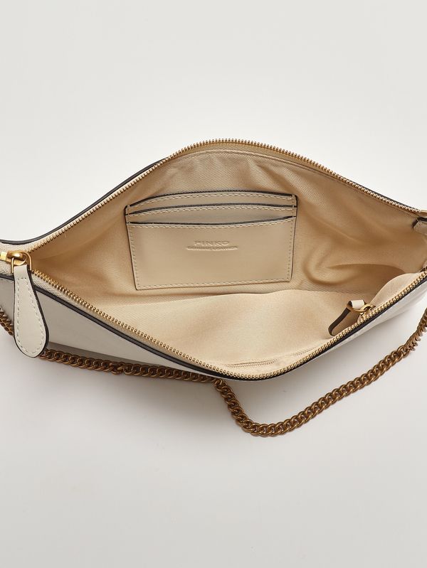 5. Bolso de mujer Horizontal Flat de piel Blanco Pinko 102747a0f1