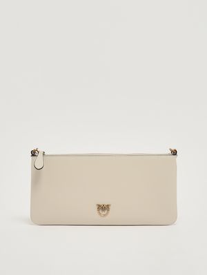 1. Bolso de mujer Horizontal Flat de piel Blanco