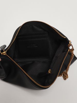 5. Bolso de mujer Horizontal Flat de piel Negro
