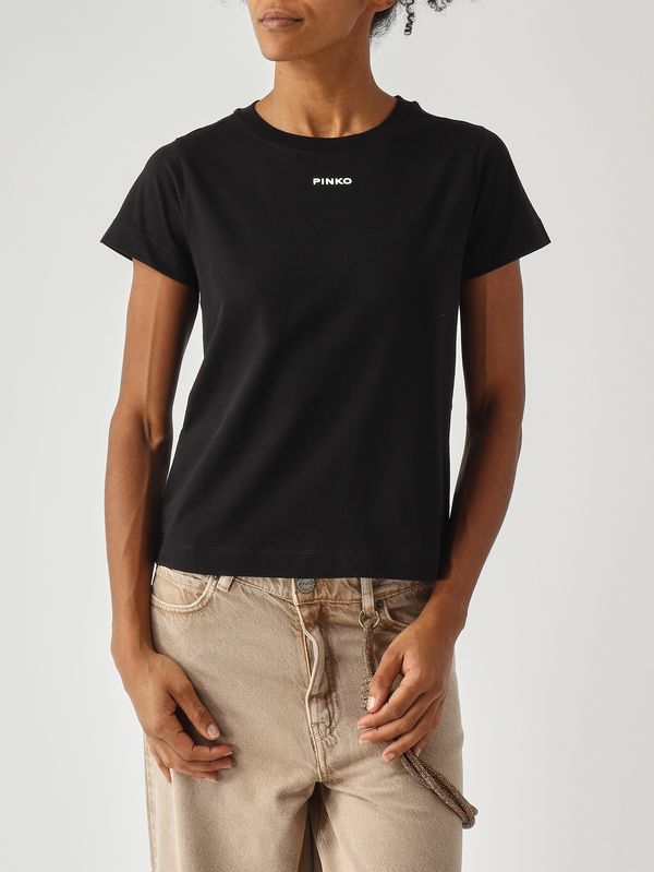 5. Camiseta de mujer de algodón Negro Pinko 100373a34f