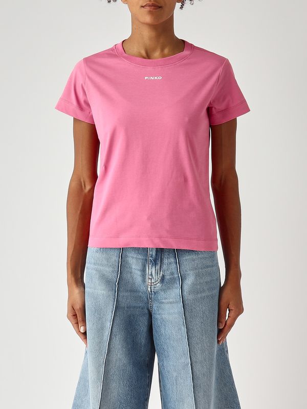 1. T-shirt donna in cotone Rosa Pinko 100373a34f