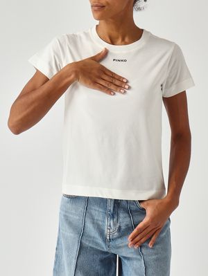 5. T-shirt donna in cotone Bianco