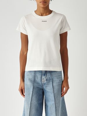 1. T-shirt donna in cotone Bianco