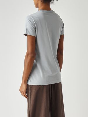 4. T-shirt donna in cotone Azzurro
