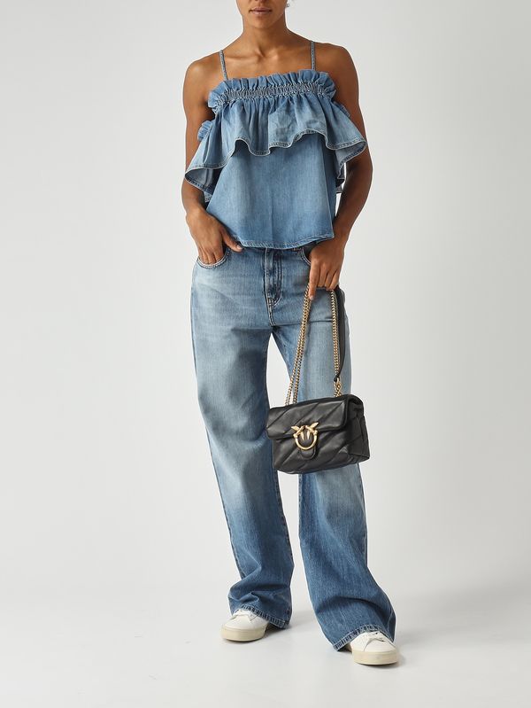 2. Jeans donna Wanda in denim di cotone Denim Medio Pinko 101733a323