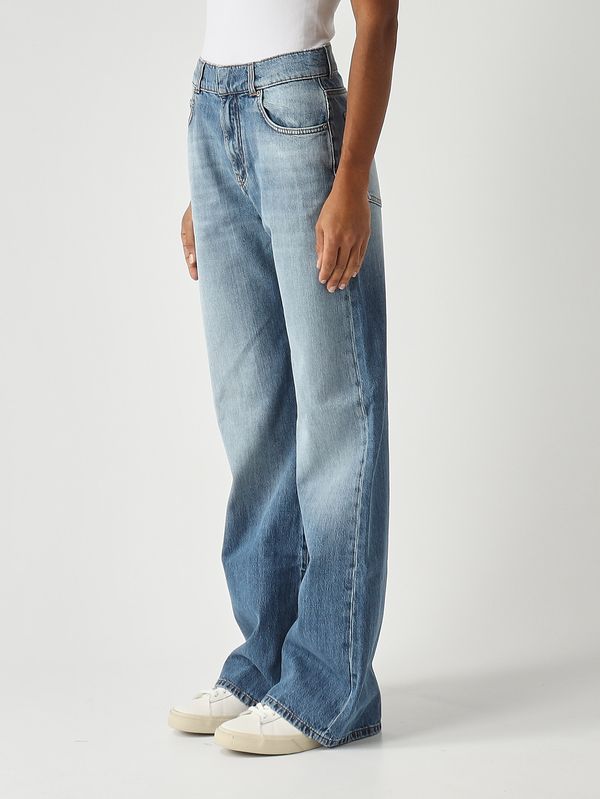 3. Jeans donna Wanda in denim di cotone Denim Medio Pinko 101733a323