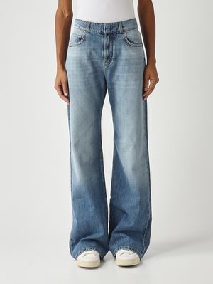 1. Jeans donna Wanda in denim di cotone Denim Medio