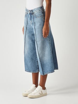 3. Jeans donna in misto cotone Denim Medio