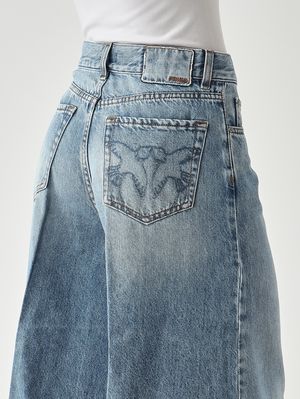 5. Jeans donna in misto cotone Denim Medio