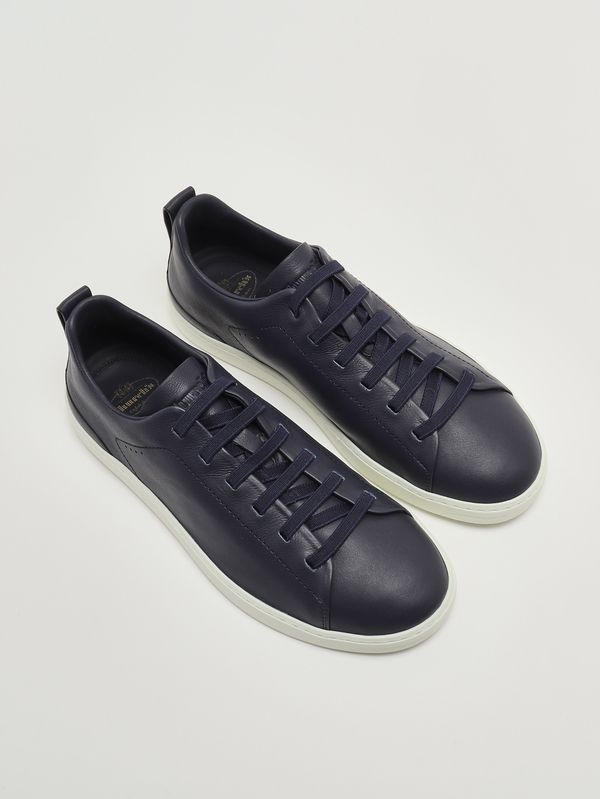 2. Sneakers uomo Rochdale in pelle fiore Navy Church's eeg0939gv