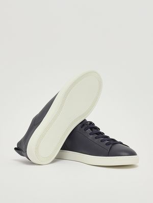 4. Sneakers uomo Rochdale in pelle fiore Navy