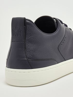 5. Sneakers uomo Rochdale in pelle fiore Navy