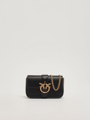 4. Damentasche Love One Pocket aus Leder Schwarz