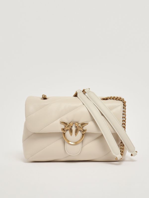 4. Damenhandtasche Love Puff Classic CL aus Leder Weiß Pinko 100038a0f2