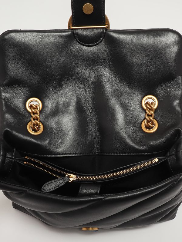 6. Damenhandtasche Love Puff Classic CL aus Leder Schwarz Pinko 100038a0f2