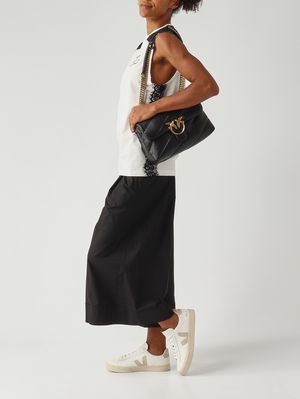 2. Damenhandtasche Love Puff Classic CL aus Leder Schwarz