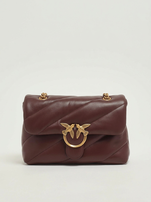 1. Sac femme Love Puff Classic CL en cuir Bourgogne