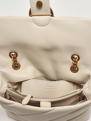 6. Damenhandtasche Love Puff Classic CL aus Leder Weiß