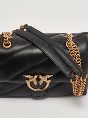 5. Damenhandtasche Love Puff Classic CL aus Leder Schwarz