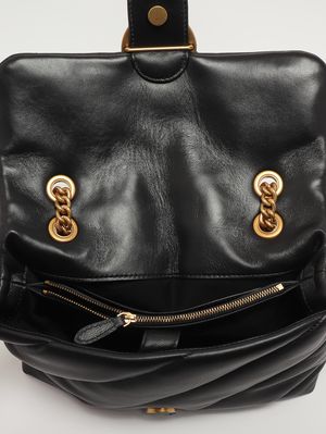 6. Damenhandtasche Love Puff Classic CL aus Leder Schwarz