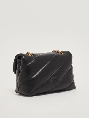 3. Damenhandtasche Love Puff Classic CL aus Leder Schwarz