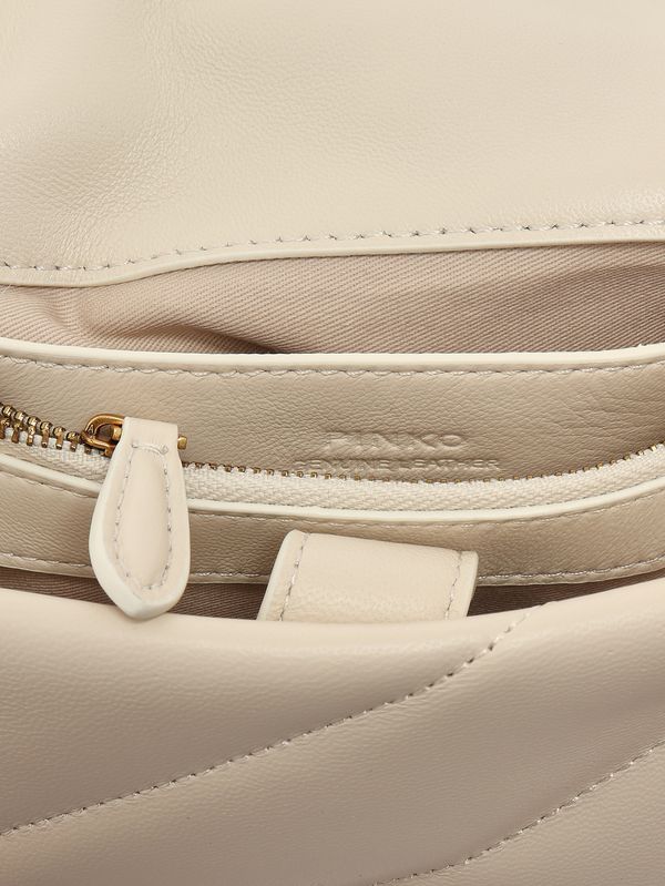 4. Bolso de mujer Love Puff Mini de piel Blanco Pinko 100039a0f2
