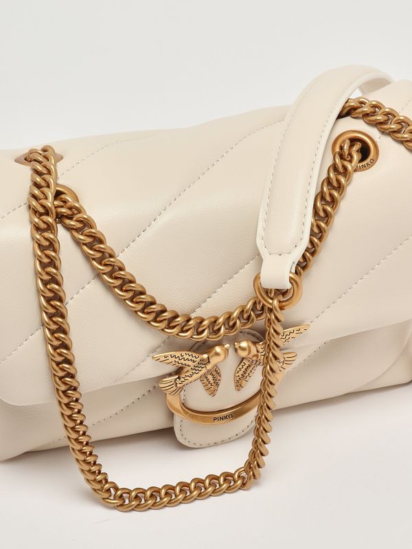 5. Bolso de mujer Love Puff Mini de piel Blanco Pinko 100039a0f2