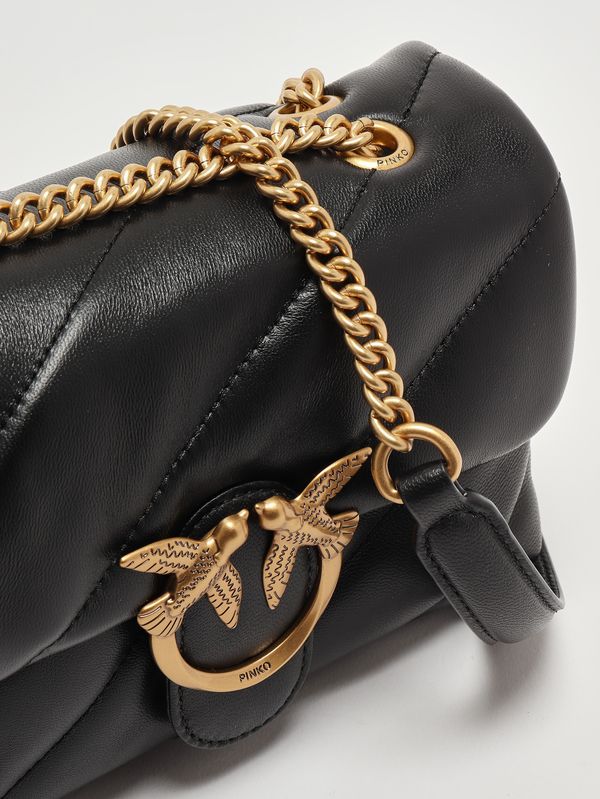 5. Bolso de mujer Love Puff Mini de piel Negro Pinko 100039a0f2