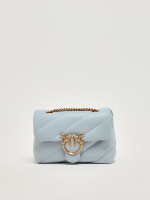 1. Bolso de mujer Love Puff Mini de piel Azul Claro