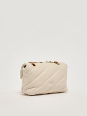2. Bolso de mujer Love Puff Mini de piel Blanco