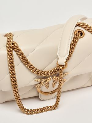 5. Bolso de mujer Love Puff Mini de piel Blanco