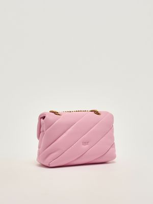 2. Bolso de mujer Love Puff Mini de piel Rosa claro