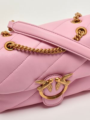 5. Bolso de mujer Love Puff Mini de piel Rosa claro